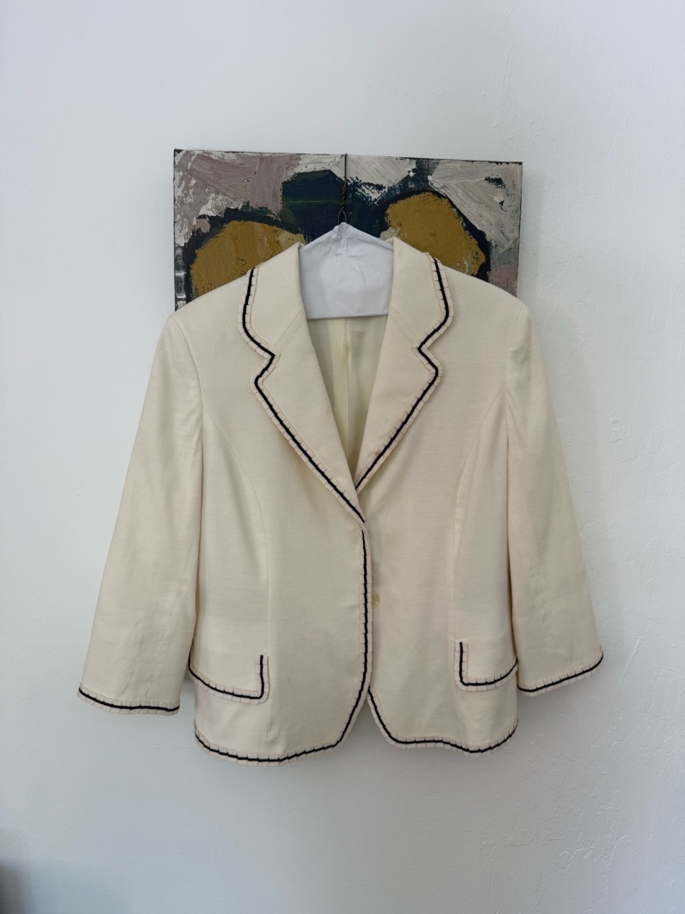 Tailored Blazer with black trim
